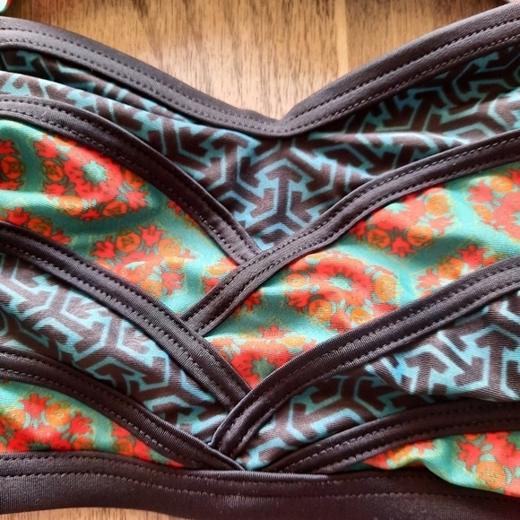 High Dive ModCloth Boho Bikini Top XS - Picture 3 of 5